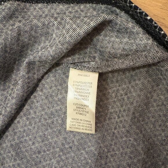 Max Studio Maxi Skirt | Black & White Plaid | Whimsigoth Dark Academia - Picture 4 of 7